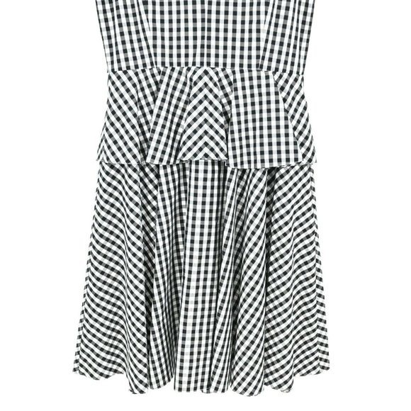 MICHAEL KORS Collection knee length 12 Gingham Poplin Belted Shirt Dress $1490 - Picture 8 of 12